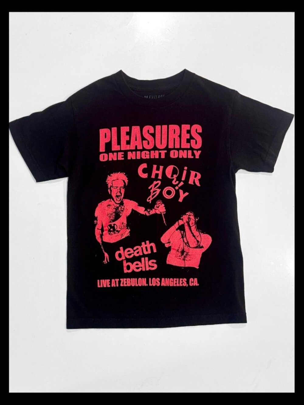Pleasures x Choir Boy x Death Bells event tee